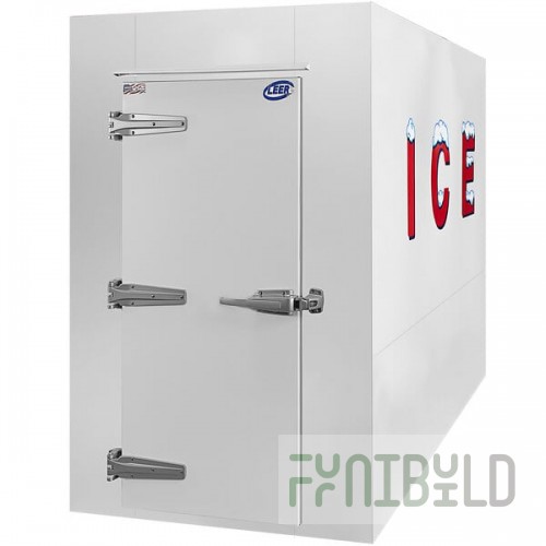Leer 4X8ADC 4' x 8' Auto Defrost Multi-Temp Cooler Transport