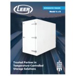 Leer 4X8ADC 4' x 8' Auto Defrost Multi-Temp Cooler Transport