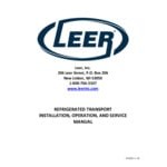 Leer 4X8ADC 4' x 8' Auto Defrost Multi-Temp Cooler Transport