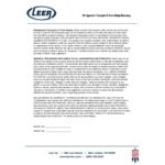 Leer 4X8ADC 4' x 8' Auto Defrost Multi-Temp Cooler Transport