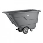 Scratch and Dent Lavex 0.5 Cubic Yard Black Heavy-Duty Tilt Truck / Trash Cart (850 lb. Capacity) Scratch and Dent Lavex 0.5 Cubic Yard Black Heavy-Duty Tilt Truck / Trash Cart (850 lb. Capacity)
