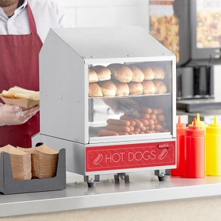 Avantco HDS-175 175 Dog / 40 Bun Hot Dog Steamer - 120V, 1200W Avantco HDS-175 175 Dog / 40 Bun Hot Dog Steamer - 120V, 1200W
