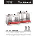Avantco HDS-175 175 Dog / 40 Bun Hot Dog Steamer - 120V, 1200W Avantco HDS-175 175 Dog / 40 Bun Hot Dog Steamer - 120V, 1200W