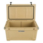 CaterGator CG65SPB Beige 65 Qt. Rotomolded Outdoor Cooler / Ice Chest