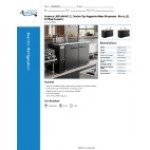 Avantco UDD-60-HC (2) Double Tap Kegerator Beer Dispenser - Black, (2) 1/2 Keg Capacity