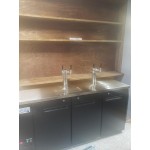Avantco UDD-60-HC (2) Double Tap Kegerator Beer Dispenser - Black, (2) 1/2 Keg Capacity