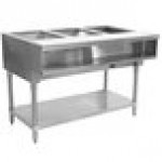 Advance Tabco WB-3G Natural Gas Three Pan Wetbath Powered Hot Food Table with Undershelf - Open Well Advance Tabco WB-3G Natural Gas Three Pan Wetbath Powered Hot Food Table with Undershelf - Open Well