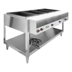 Vollrath 38118 ServeWell® Electric Four Pan Hot Food Table 208/240V - Sealed Well