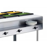 Vollrath 38118 ServeWell® Electric Four Pan Hot Food Table 208/240V - Sealed Well