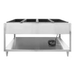 Vollrath 38118 ServeWell® Electric Four Pan Hot Food Table 208/240V - Sealed Well