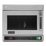 Amana HDC18Y2 Heavy-Duty Stainless Steel Compact Commercial Microwave with Push Button Controls - 208/240V, 1800W