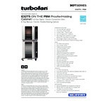 Moffat E32T5/P8M Turbofan Full Size Electric Touch Screen Convection Oven with Steam Injection and 8 Tray Holding Cabinet / Proofer - 208V Moffat E32T5/P8M Turbofan Full Size Electric Touch Screen Convection Oven with Steam Injection and 8 Tray Holding Cabinet / Proofer - 208V