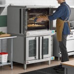 Cooking Performance Group FECD-200-B Double Deck Standard Depth Full Size Electric Convection Oven - 208V, 1 Phase, 11 kW
