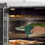 Cooking Performance Group FECD-200-B Double Deck Standard Depth Full Size Electric Convection Oven - 208V, 1 Phase, 11 kW