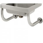 Advance Tabco 7-PS-40 Hand Sink with Splash Mounted Gooseneck Faucet and Side Splash Guards - 17 1/4 Advance Tabco 7-PS-40 Hand Sink with Splash Mounted Gooseneck Faucet and Side Splash Guards - 17 1/4
