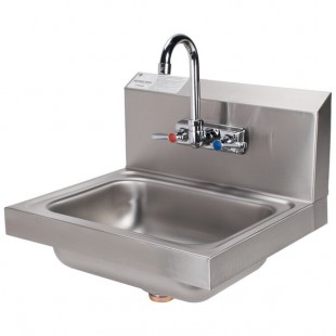 Advance Tabco 7-PS-60 Hand Sink with Splash Mount Faucet - 17 1/4