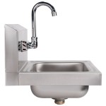 Advance Tabco 7-PS-60 Hand Sink with Splash Mount Faucet - 17 1/4