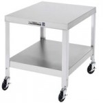 Lakeside 715 Stainless Steel Mobile Equipment Stand with Undershelf - 25 1/4 Lakeside 715 Stainless Steel Mobile Equipment Stand with Undershelf - 25 1/4
