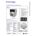 Manitowoc UFP0350A-161 Undercounter Air Cooled Flake Ice Machine - 400 lb.