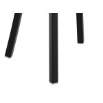 Lancaster Table & Seating Black Finish Ladder Back Chair with 2 1/2 Lancaster Table & Seating Black Finish Ladder Back Chair with 2 1/2