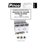Pitco® SSHLV184-C/FD Solstice Natural Gas 43 lb. Reduced Oil Volume / High Output Fryer with Intellifry Computer Controls and Filter Drawer - 80,000 BTU