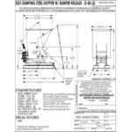 Vestil 0.50 Cubic Yard Light-Duty Self-Dumping Steel Forklift Hopper D-50-LD - 2,000 lb. Capacity Vestil 0.50 Cubic Yard Light-Duty Self-Dumping Steel Forklift Hopper D-50-LD - 2,000 lb. Capacity