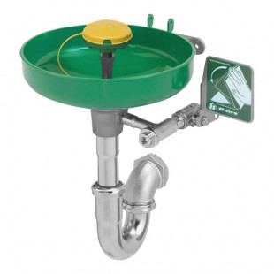 Haws Axion MSR 7260BT-7270BT Wall-Mount Eye / Face Wash Station with Bracket and Trap