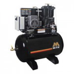Mi-T-M AGW Series 30 Gallon Carbon Steel Two-Stage Stationary Gas-Powered Horizontal Air Compressor / Generator / Welder with 408cc Engine AGW-SV14-30M - 14 hp, 2,500-5,000W Mi-T-M AGW Series 30 Gallon Carbon Steel Two-Stage Stationary Gas-Powered Horizontal Air Compressor / Generator / Welder with 408cc Engine AGW-SV14-30M - 14 hp, 2,500-5,000W