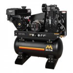 Mi-T-M AGW Series 30 Gallon Carbon Steel Two-Stage Stationary Gas-Powered Horizontal Air Compressor / Generator / Welder with 408cc Engine AGW-SV14-30M - 14 hp, 2,500-5,000W Mi-T-M AGW Series 30 Gallon Carbon Steel Two-Stage Stationary Gas-Powered Horizontal Air Compressor / Generator / Welder with 408cc Engine AGW-SV14-30M - 14 hp, 2,500-5,000W