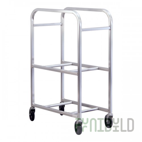 New Age Industrial Standard Series 3-Lug Aluminum Lug Dolly / Bussing Cart 99304
