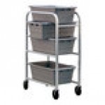 New Age Industrial Standard Series 3-Lug Aluminum Lug Dolly / Bussing Cart 99304