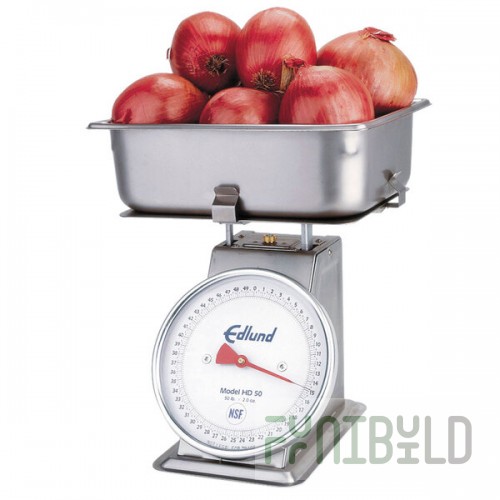 Edlund HD-50P Heavy Duty 50 lb. Produce Scale with Cradle and 4