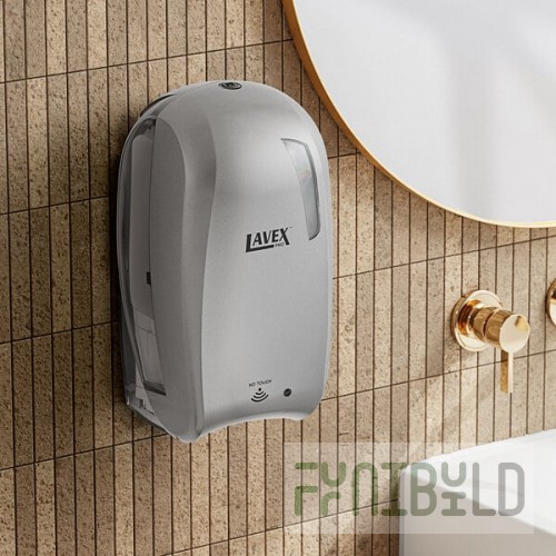 Lavex Pro 40 fl. oz. (1,200 mL) Titanium Automatic Foam Soap / Sanitizer Dispenser