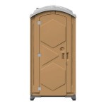J & J Echo One ET701101X2608 Tan Portable Restroom - Assembled J & J Echo One ET701101X2608 Tan Portable Restroom - Assembled