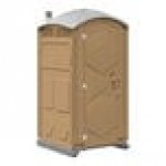 J & J Echo One ET701101X2608 Tan Portable Restroom - Assembled J & J Echo One ET701101X2608 Tan Portable Restroom - Assembled