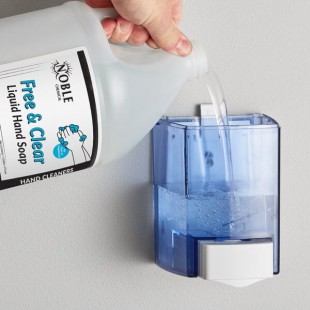 Noble 1 Gallon / 128 oz. Free & Clear Ready-to-Use Liquid Hand Soap - 4/Case Noble 1 Gallon / 128 oz. Free & Clear Ready-to-Use Liquid Hand Soap - 4/Case