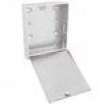 Bobrick B-2620 Stainless Steel Surface Mounted C-Fold / Multifold Paper Towel Dispenser - 400 C-Fold Towel Capacity