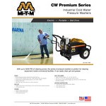 Mi-T-M CW Premium Series CW-3005-0ME1 Corded Electric Cold Water Pressure Washer - 3,000 PSI; 4.8 GPM; 230V, 1 Phase Mi-T-M CW Premium Series CW-3005-0ME1 Corded Electric Cold Water Pressure Washer - 3,000 PSI; 4.8 GPM; 230V, 1 Phase
