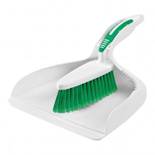 Libman 95 White Counter / Bench Brush and Dustpan Set - 2/Case Libman 95 White Counter / Bench Brush and Dustpan Set - 2/Case