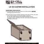 Ex-Cell Kaiser LDR-24 SS 24 Gallon Stainless Steel Rectangular Recycling Companion Container to Liquids Disposal Receptacle