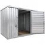 Vestil STOR-96-G-W-1RH Galvanized Steel Modular Storage Building with 5 3/4