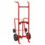 Wesco Industrial Products Standard Series 1,000 lb. 4 Wheel Steel Drum Truck with (2) 10 Wesco Industrial Products Standard Series 1,000 lb. 4 Wheel Steel Drum Truck with (2) 10