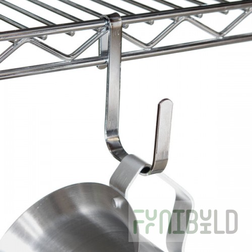 Metro HK25C Chrome Large Snap-On Hook - 2
