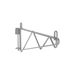 Metro 1WS14K4 Super Erecta Post-Type Wall-Mount Single Shelf Support for 14 Metro 1WS14K4 Super Erecta Post-Type Wall-Mount Single Shelf Support for 14