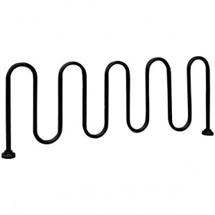 Paris Furnishings Heavy-Duty 9 Loop Powder Coated Inground Mount M Style Bike Rack Paris Furnishings Heavy-Duty 9 Loop Powder Coated Inground Mount M Style Bike Rack