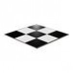 California Portable Dance Floor 12' x 12' Black and White Checker Composite Laminate Portable Dance Floor with ADA-Compliant Edging California Portable Dance Floor 12' x 12' Black and White Checker Composite Laminate Portable Dance Floor with ADA-Compliant Edging