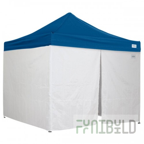 Caravan Canopy 21003605020 Traveler 10' x 10' Blue Light-Duty Commercial Grade Instant Canopy Kit