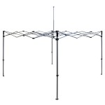 Caravan Canopy 21003605020 Traveler 10' x 10' Blue Light-Duty Commercial Grade Instant Canopy Kit