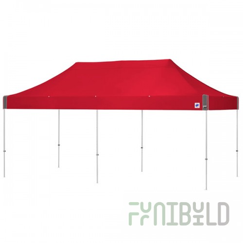 E-Z Up EC3STL20KFWHTPN Eclipse Instant Shelter 10' x 20' Punch Canopy with White Frame
