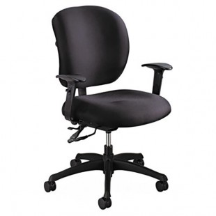 Safco 3391BL Alday Black Intensive Use Padded Polyester Office Chair Safco 3391BL Alday Black Intensive Use Padded Polyester Office Chair